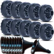 Kit 15 Cornetas Cone Longo + Capacitor Orion Driver 120w 8oh Kit 15 Cornetas Cone Longo + Capacitor Orion Driver 120w 8oh
