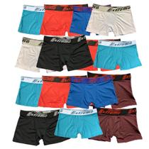 Kit 15 Cuecas Boxer Infantil Fristyle Em Microfibra Lisa Kit 15 Cuecas Boxer Infantil Fristyle Em Microfibra Lisa
