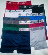 Kit 15 cuecas boxer masculina adulto alcateia