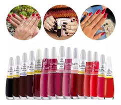 Kit 15 Esmaltes Impala Tons Escuros Coleção De Vermelhos Kit 15 Esmaltes Impala Tons Escuros Coleção De Vermelhos