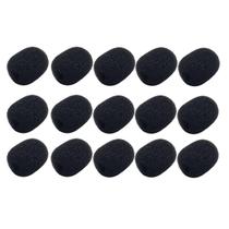 Kit 15 Espuma Para Microfone Headset E Lapela 19Mm X 15Mm