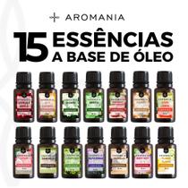 Kit 15 Essências Concentradas a Base de Óleo 10ml Aromatizador de Ambiente Difusor Elétrico - Escolha Seu Kit