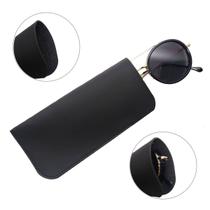 Kit 15 Estojo para Oculos Porta Oculos de Sol Case Capinha Portatil Fino Preto