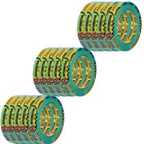 KIT 15 Fita Crepe Automotiva Verde 18mmx50m ADERE KIT 15 Fita Crepe Automotiva Verde 18mmx50m ADERE