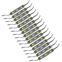Kit 15 Fita Led Para Placa Bau Fita 3 Leds Universal 12v