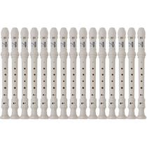 Kit 15 Flautas Doce Barroca FL 20B New York