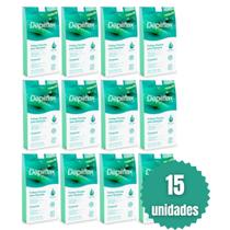 Kit 15 Folhas Prontas Corporais Depilação Cera Depilflax Aloe Vera 300UN