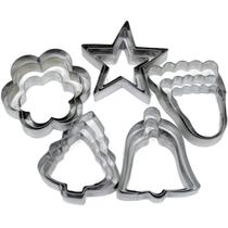 Kit 15 Formas Cortadores Para Molde De Biscoito Em Alumínio Kit 15 Formas Cortadores Para Molde De Biscoito Em Alumínio