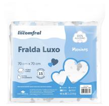 Kit 15-fraldas de pano estampadas luxo 100% algodão atacado incomfral enxoval ecológica e reutilizáv