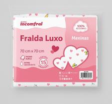 Kit 15-fraldas de pano estampadas luxo 100% algodão atacado incomfral enxoval ecológica e reutilizável