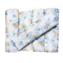 Kit 15 Fraldas Pano Estampada Bebê 100% Algodão Enxoval