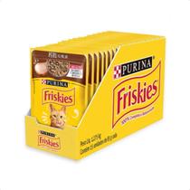 Kit 15 Friskies Sachê Peru ao Molho Gatos 85g - Cx Fechada