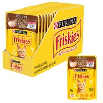Kit 15 Friskies Sachês para Gatos Adultos Sabor Peru 85g