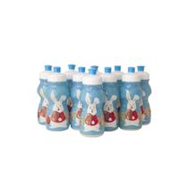 Kit 15 Garrafinhas Squeeze 250ml Infantil Coelho da Páscoa