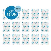 Kit 15 Gelo Gel Bolsa Artificial Reutilizável Flexível Compressa 120g