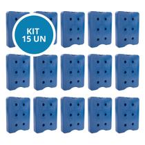 Kit 15 Gelo Placa Gel Artificial Reutilizável Rígido 2000ml