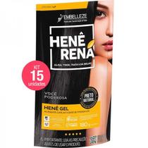 Kit 15 Henê Gel Preto Natural 180g - Embelleze Kit 15 Henê Gel Preto Natural 180g - Embelleze