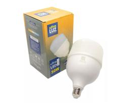 Kit 15 Lampadas Led 50w Bulbo Branco Frio 6500k Bivolt Alta Potencia 1 Ano de Garantia ULTRALUZ
