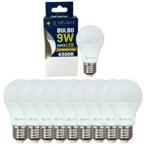 Kit 15 Lâmpadas Led Bulbo 9w E27 Branco Frio Inmetro Luminarte Kit 15 Lâmpadas Led Bulbo 9w E27 Branco Frio Inmetro Luminarte