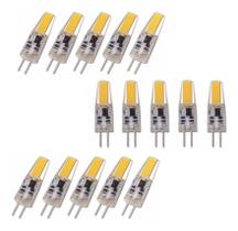 Kit 15 Lâmpadas Led G4 12v Pino Ac/dc Dimmer