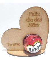 Kit 15 Lembranças Porta Bombom Dia Das Mães Mdf Cru - Modelo 1