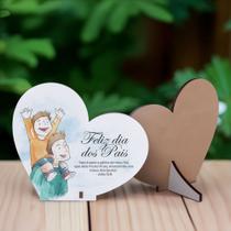 Kit 15 Lembrancinhas Dia Dos Pais Mdf Coração Kit 15 Lembrancinhas Dia Dos Pais Mdf Coração