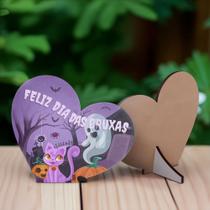 Kit 15 Lembrancinhas Halloween Coração MDF Dia das Bruxas Kit 15 Lembrancinhas Halloween Coração MDF Dia das Bruxas