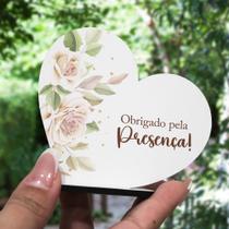 Kit 15 Lembrancinhas MDF De Agradecimento Casamento Aniversário