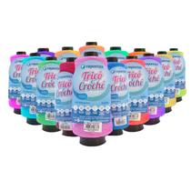 Kit 15 Linha tricô Croche Polipropileno grossa rayontex cores a escolha