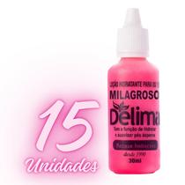 Kit 15 Loção Milagroso Delima Tratamento para Rachaduras nos Pés