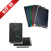Kit 15 Lousa Mágica Tela Lcd Tablet Infantil Escrever Desenhar Brinquedo Infantil Menina Menino 10 Polegadas Kit 15 Lousa Mágica Tela Lcd Tablet Infantil Escrever Desenhar Brinquedo Infantil Menina Menino 10 Polegadas