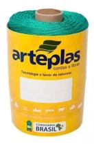 Kit 15 metros corda trancada seda 4mm verde artplas Kit 15 metros corda trancada seda 4mm verde artplas