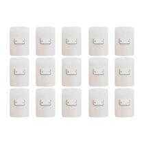 kit 15 - mg b3 conj 1 int simples bipolar 4x2 10a branco