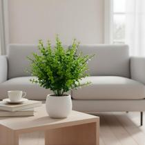 Kit 15 Mini Buquês de Folhagem de Eucalipto Artificial com Toque Real - Preço Promocional a Pronta Entrega