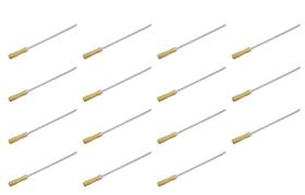 Kit 15 mini espeto churrasco coraçao inox 39 cm churrasquinho matrinox