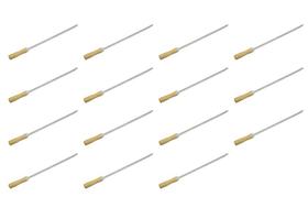 Kit 15 mini espeto churrasco coraçao inox 39 cm churrasquinho matrinox