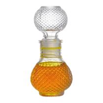 Kit 15 Mini Garrafas de Vidro 50ml Perfume Licor Decoração