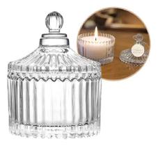 Kit 15 Mini Potiche Lembrancinha Bomboniere Vidro 9cm Kit 15 Mini Potiche Lembrancinha Bomboniere Vidro 9cm