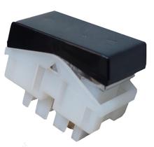 Kit 15 Modulo Interruptor Simples 10A 250V Preto Pezzi 50000