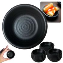 Kit 15 Molheiras Porta Molho Shoyu 30 Ml Redonda para Sushi Comida Japonesa em Melamina Kanpai Bestfer