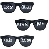 Kit 15 Oculos Frases Divertidas Sortidas Festa Balada Kit 15 Oculos Frases Divertidas Sortidas Festa Balada