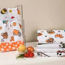 Kit 15 Pano De Prato Felpudo Doce Lar 49X70cm De'Limas