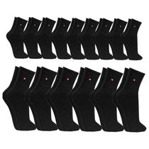 Kit 15 Pares Meias Sport Algodão Cano Alto Sandrini Conforto Kit 15 Pares Meias Sport Algodão Cano Alto Sandrini Conforto