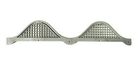 Kit 15 Passarinheiras Tela Cinza 6cm para Telha Anti Aves e Roedores