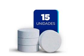 Kit 15 pastilhas de cloro domclor manutenção e tratamento piscina Kit 15 pastilhas de cloro domclor manutenção e tratamento piscina