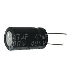 Kit 15 pçs - capacitor eletrolitico 47x400v - 47uf x 400v