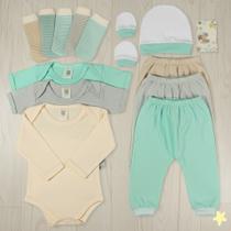 Kit 15 Pçs Roupa Bebê Roupinhas Sortidas Body Enxoval Menino Menina