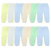 Kit 15 Peças Calça Mijão Culote Bebê Liso Algodão Pé Aberto Kit 15 Peças Calça Mijão Culote Bebê Liso Algodão Pé Aberto