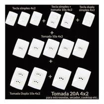 Kit 15 peças casa completa - blux home branco - bhkit15br