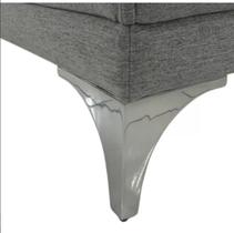 Kit 15 Pés Curve De Alumínio 15cm P/ Sofá, Poltrona Pronta Entrega